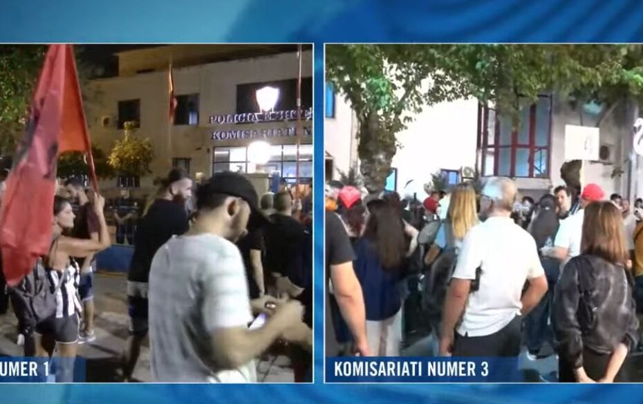 “Nuk jeni vetëm”! Disa të shoqëruar nga policia! Protestuesit ‘shpërndahen’ në komisariate: Arrestoni Ramën, lironi çunat dhe gocat 10 1 dhe 3