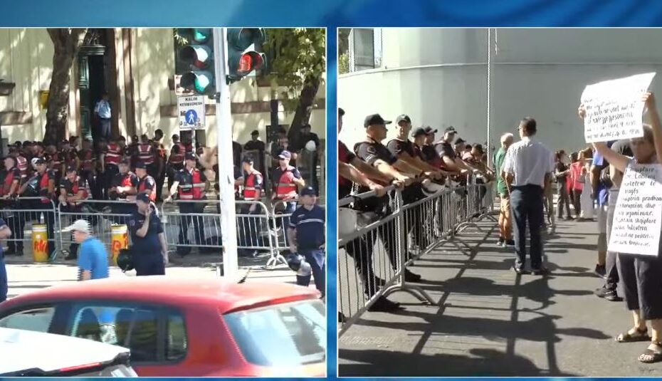 Protestë para Kuvendit kundër klasës politike! “Jepe dorëheqjen!”, qytetarët: Rama n’burg, Berisha n’burg! 1 Proteta okk