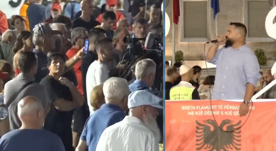 “Rama në burg, duam ndryshime kushtetuese!” – Protestuesi me tone të forta: Të bashkohemi këtu! Zgjidhja nuk vjen nga diskutimet në tavolina 16 ewrewrwerewrewr