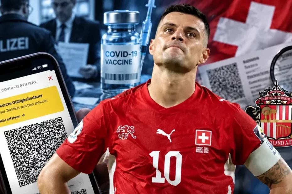 Granit Xhaka rrezikon 5 vjet burg / Falsifikoi çertifikatën e vaksinimit ndaj Covid-19 7 image 1