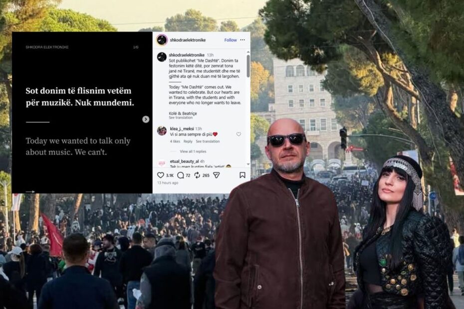 “Ndryshimi kërkon guxim dhe frymëzim”/ Grupi i njohur muzikor, “Shkodra Elektronike” në mbështetje të revoltës studentore: Zemrat tona janë në Tiranë 14 4bb4aa05 8475 42ab bbc9 9f8845e4e45d