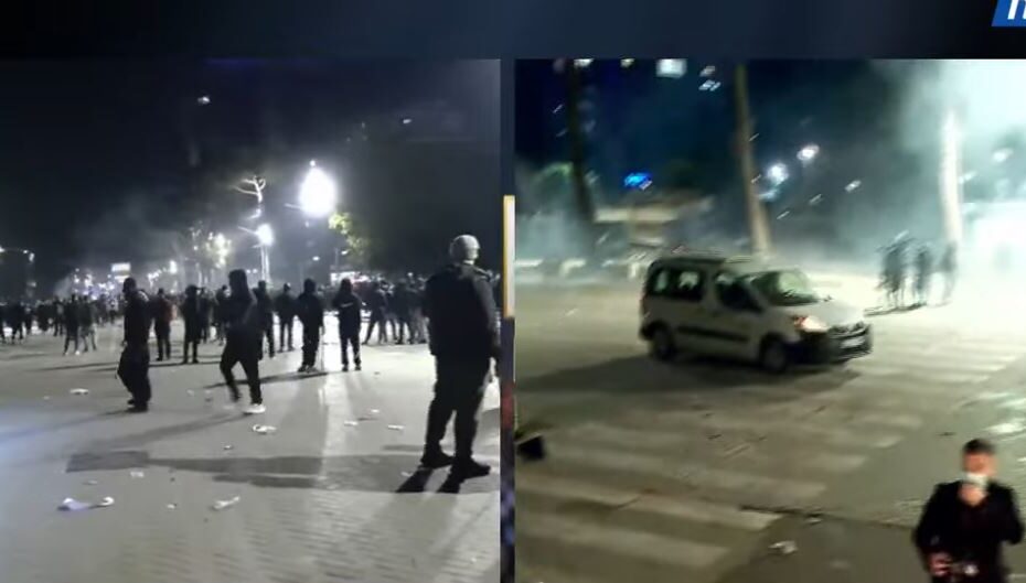 “Rama duhet të ikë, e ka mbyllur ciklin”, studentët vijojnë protestën në Bulevard, gaz lotsjellës dhe arrestime gjatë natës 8 policia 8 tirane 333